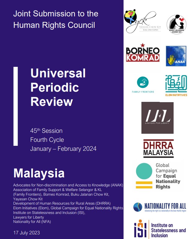 45th Session of the Universal Periodic Review: Malaysia
