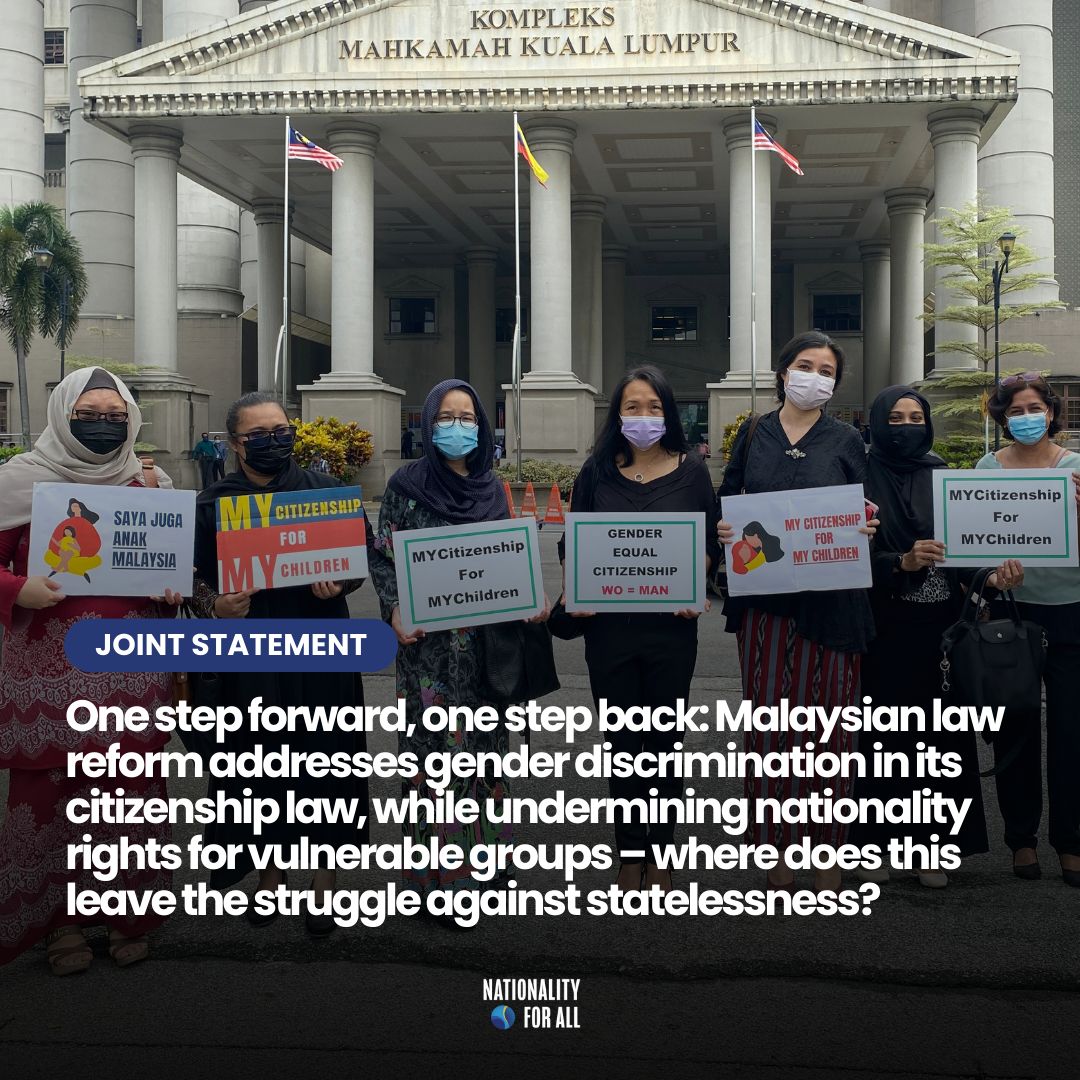 Joint Statement on Malaysia’s Citizenship Bill