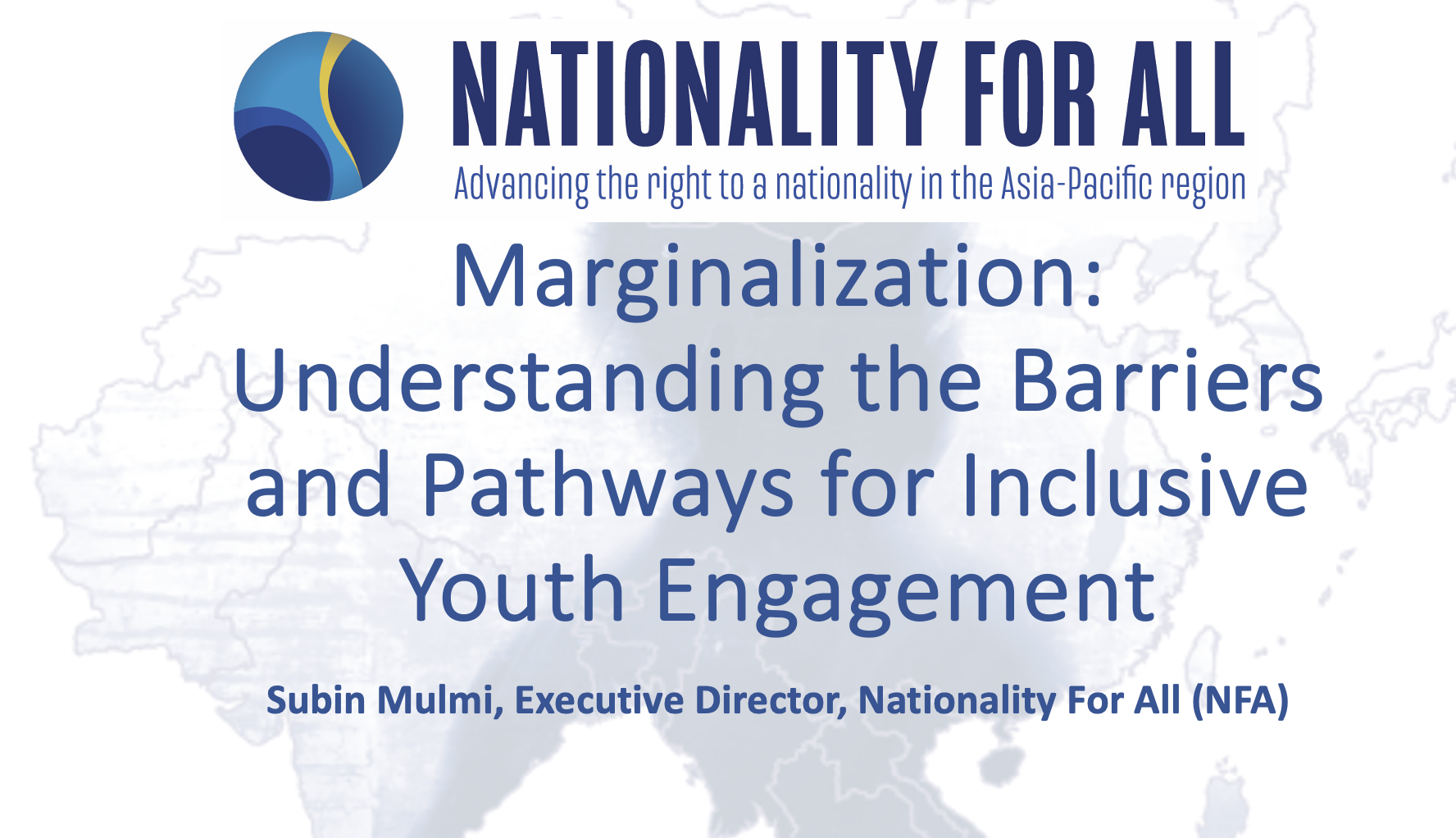 UNDP Youth Empowerment Learning Session: Statelessness and Marginalization